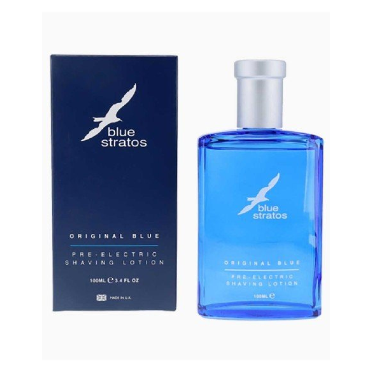 Blue Stratos Pre-Electric Shaving Lotion 100ml (Pre-Shave)