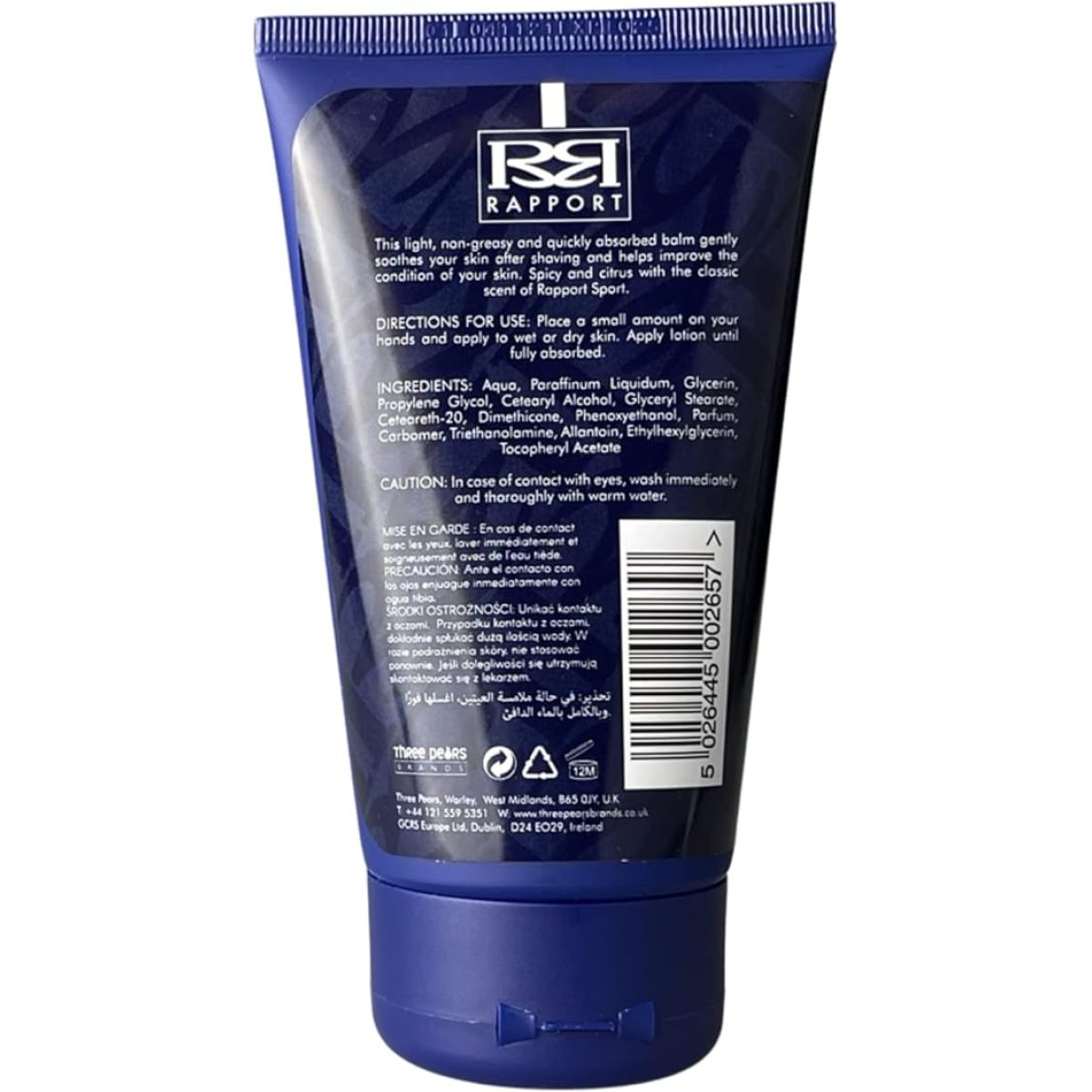 Dana Rapport Blue After Shave Balm 150ml – Soothing Skin Care (HTML)
