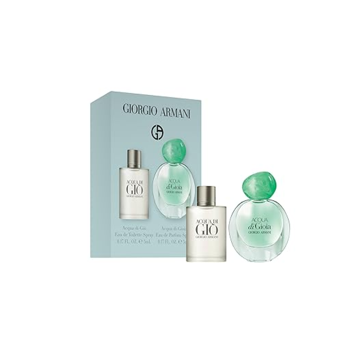 Armani Mini Gift Set: Acqua Di Gio EDT 5ml & Acqua Di Gioia EDP 5ml (HTML)