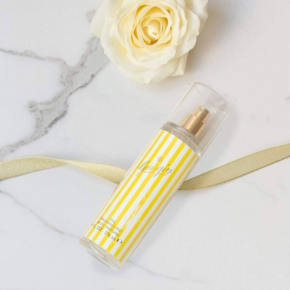 Giorgio Beverly Hills Yellow Body Mist Spray 236ml – Refreshing Fragrance, HTML