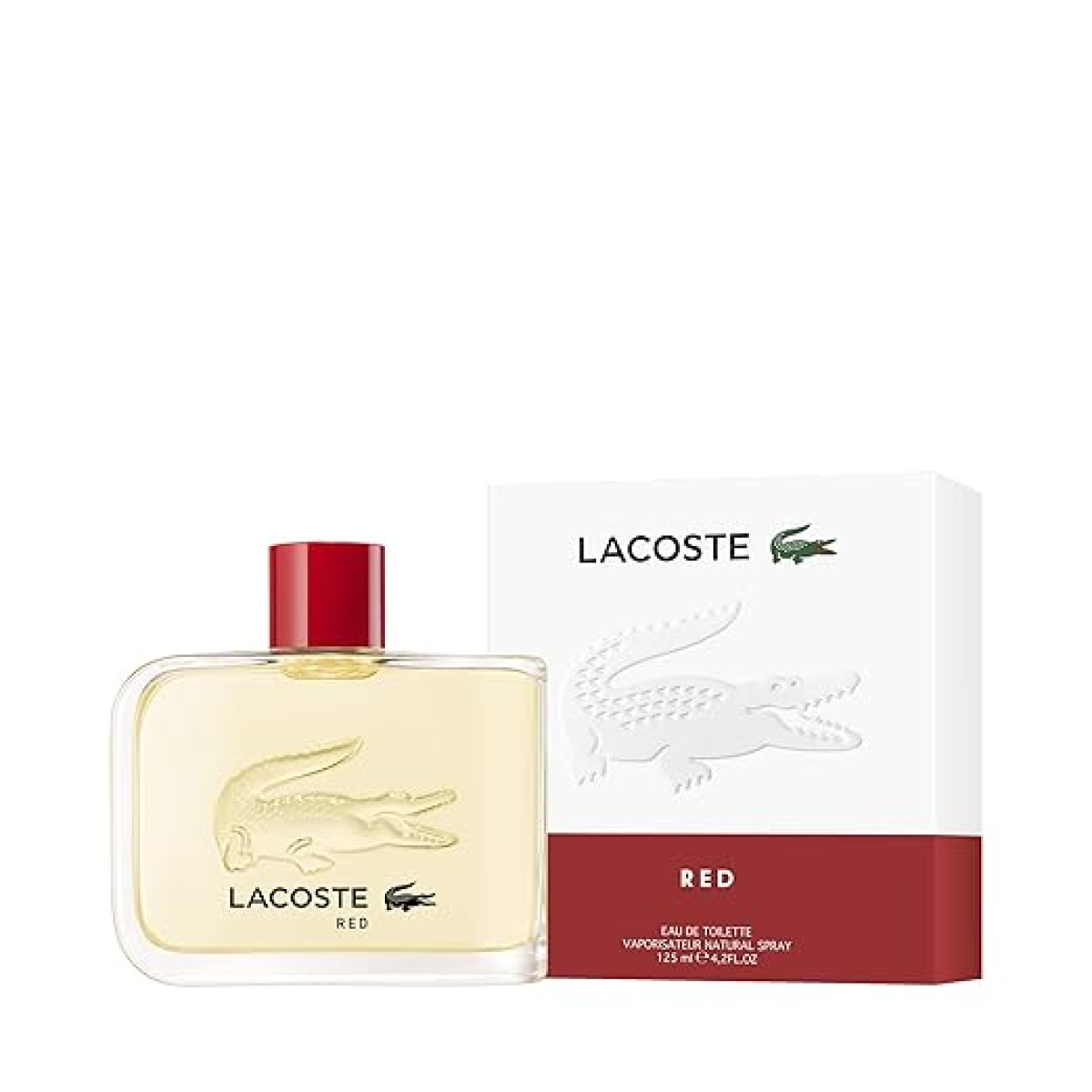 Lacoste Red Eau de Toilette Spray, 125ml — Fresh, Vibrant Fragrance