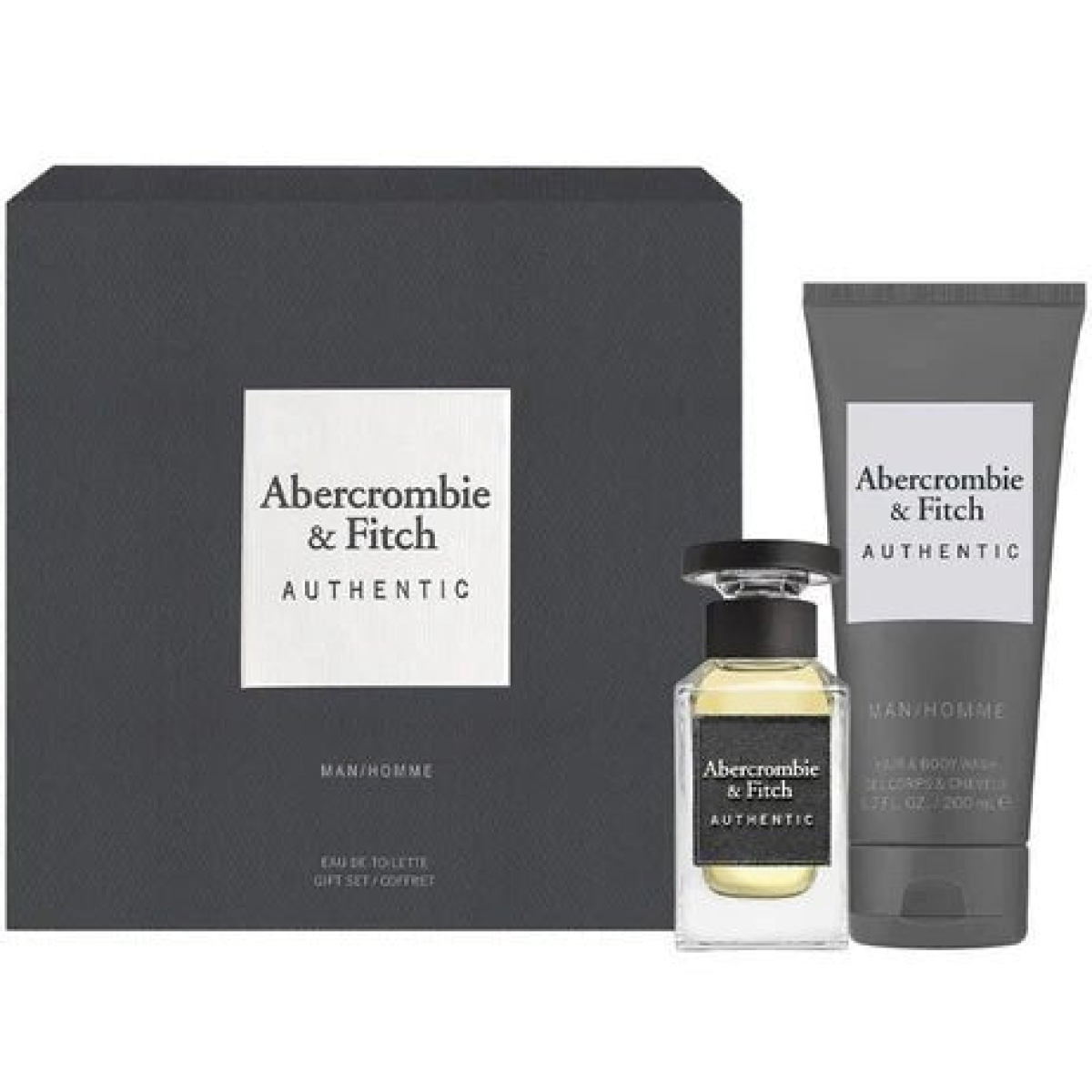 Abercrombie & Fitch Authentic Man Gift Set EDT 50ml + Body Wash 200ml (HTML)