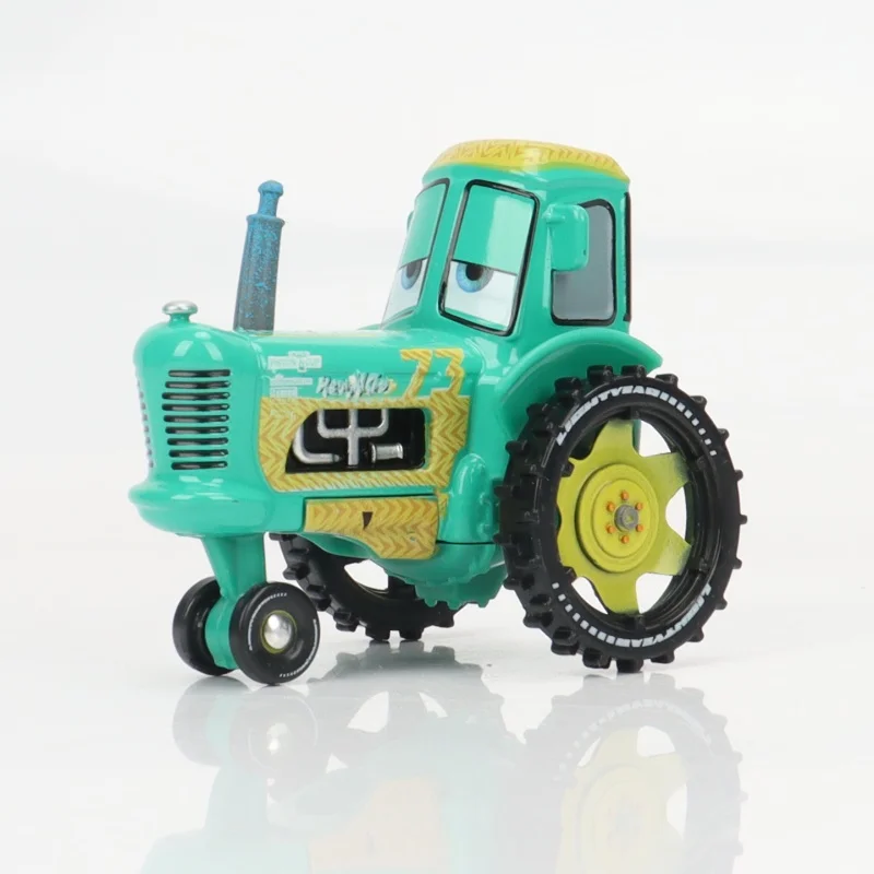 Original Disney Pixar Cars Cow Tractor Mini Metal Die Casting 1:55 Car Toys for Boys Christmas Gift