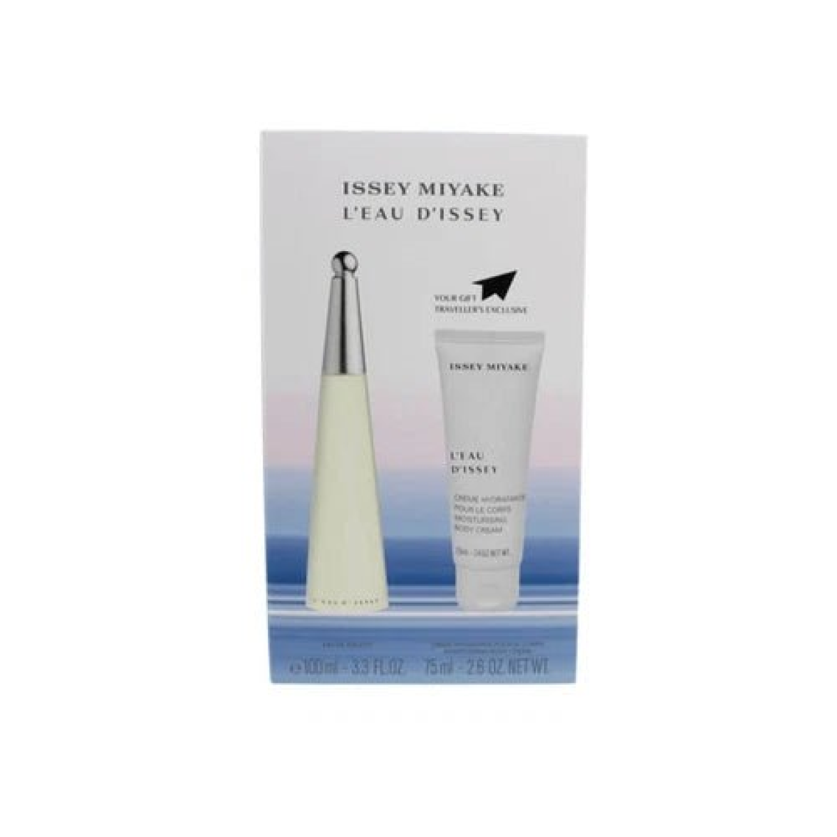 Issey Miyake L’Eau D’Issey Gift Set: 100ml EDT Spray + 75ml Body Lotion