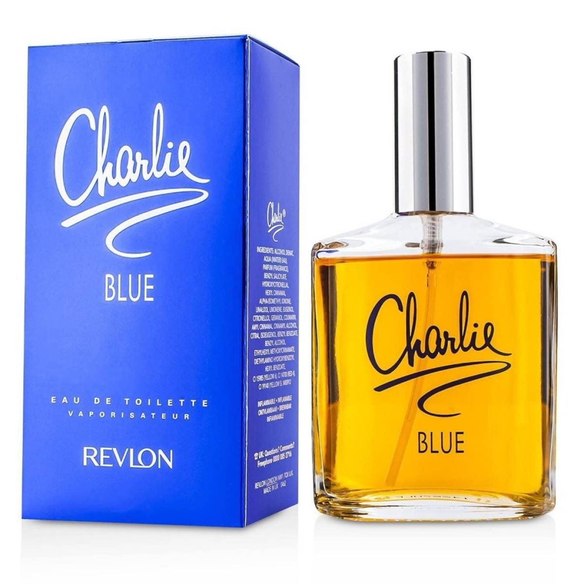 Revlon Charlie Blue Eau De Toilette Spray 100ml for Fresh, Long-Lasting Style
