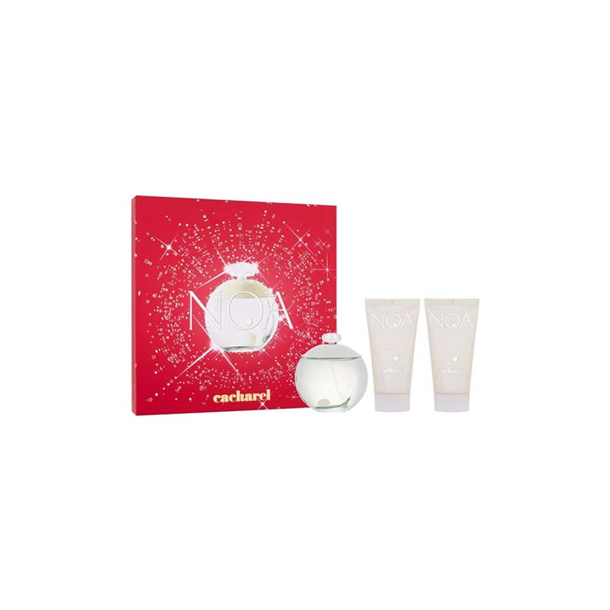 Cacharel Noa Gift Set: Eau de Toilette 100ml + Body Lotion 50ml (x2)