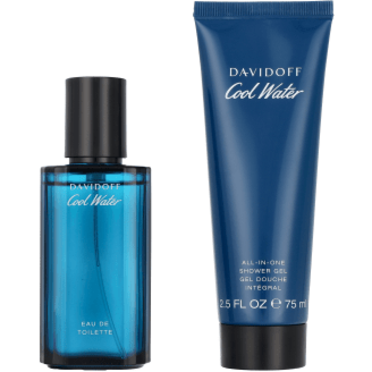 Davidoff Cool Water Gift Set: Eau De Toilette 40ml & Shower Gel 75ml