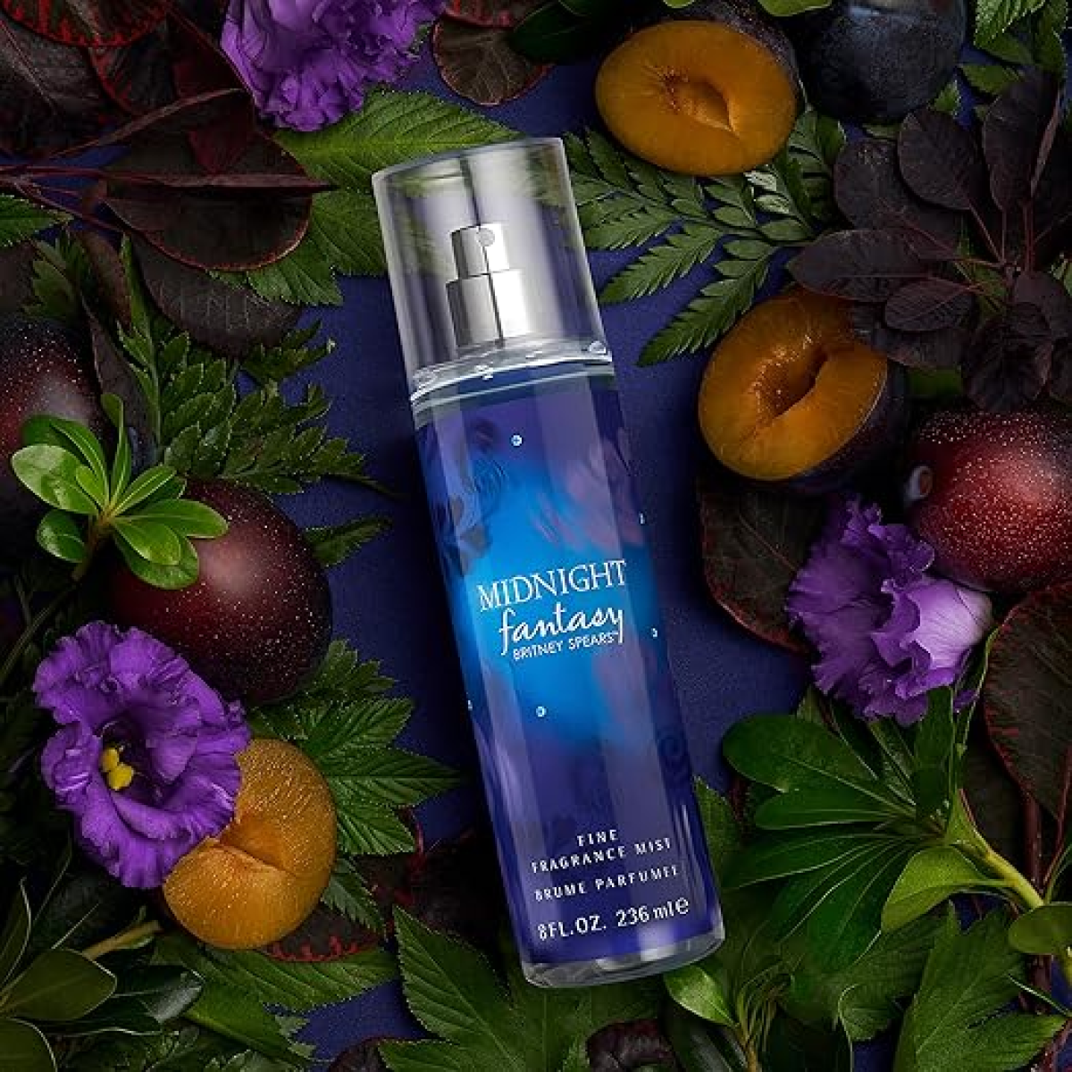 Britney Spears Midnight Fantasy Body Mist 236ml – Sensual Fragrance Spray
