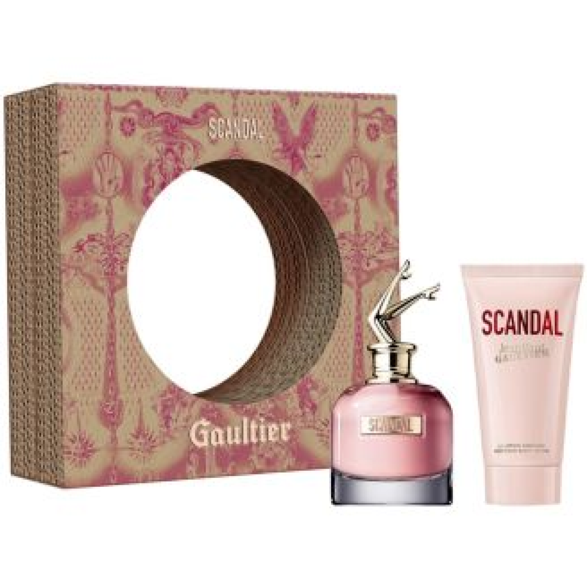 Jean Paul Gaultier Scandal Gift Set: 50ml EDP Spray + 75ml Body Lotion