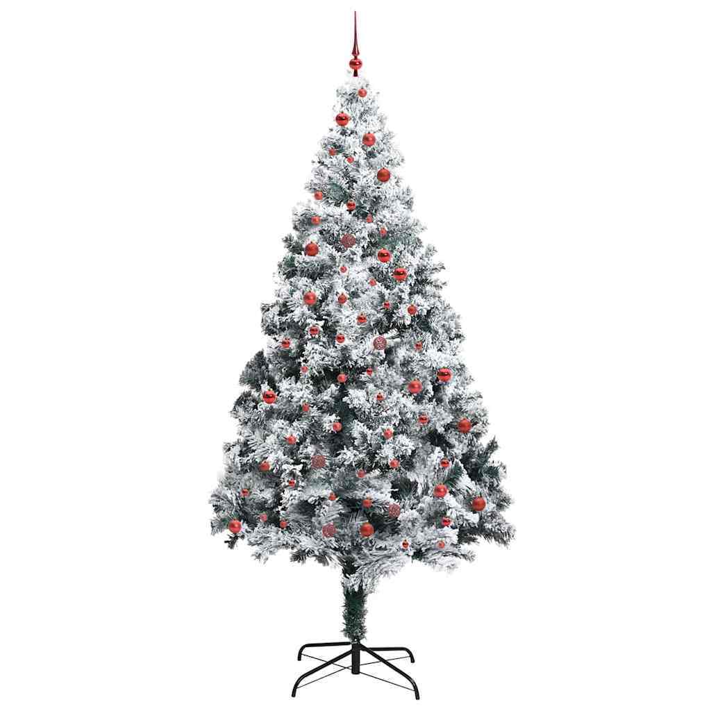 Christmas Tree with 300 LEDs with Stand White 300 cm PVC