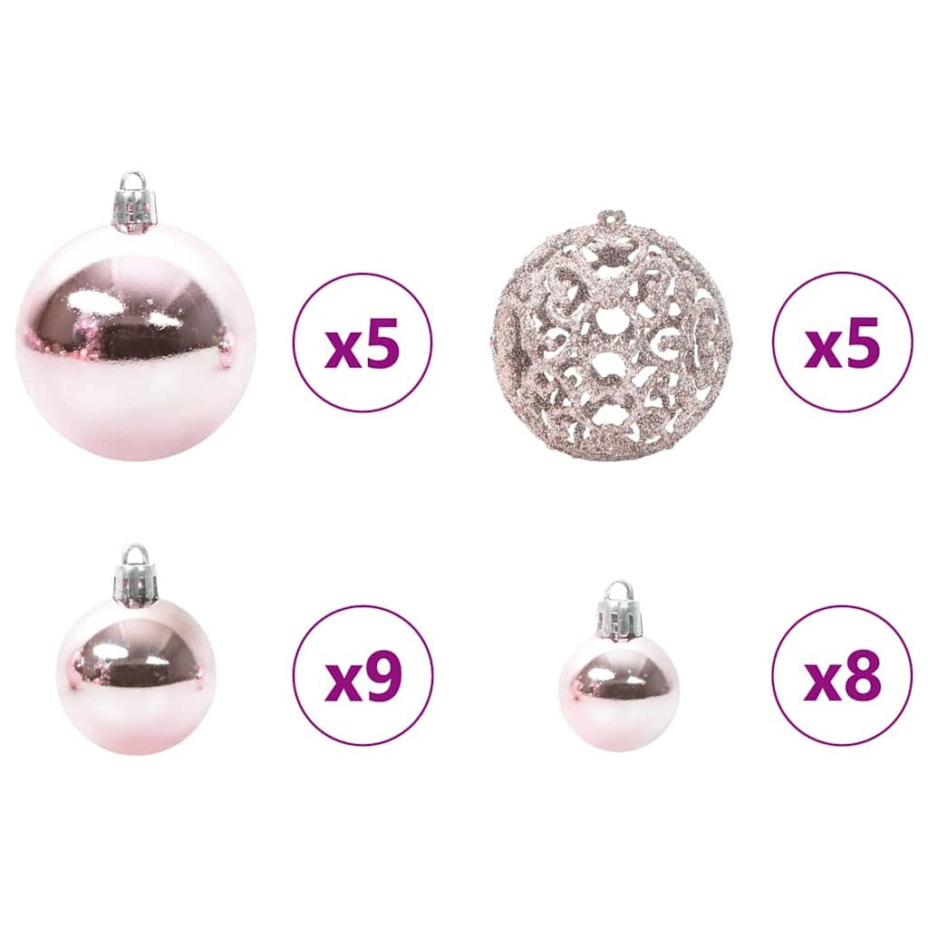 Artificial Hinged Christmas Tree with Cones Green 120 cm