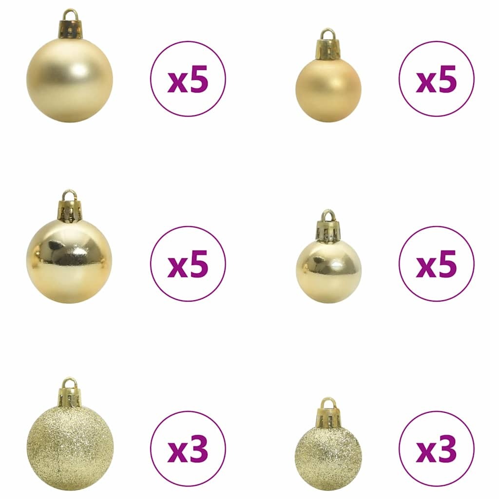 Artificial Slim Christmas Tree Green and white 210 cm