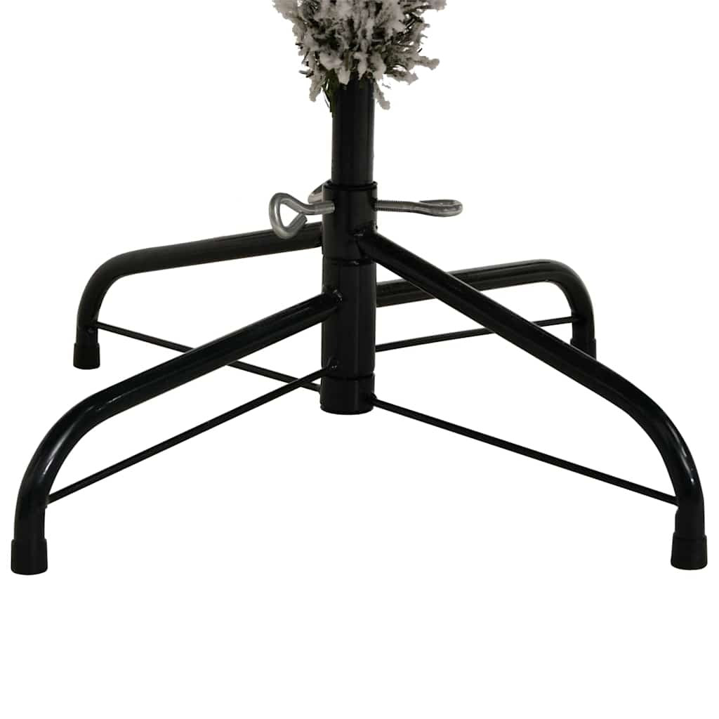 Artificial Christmas Tree Green and White 300 cm PVC and Metal