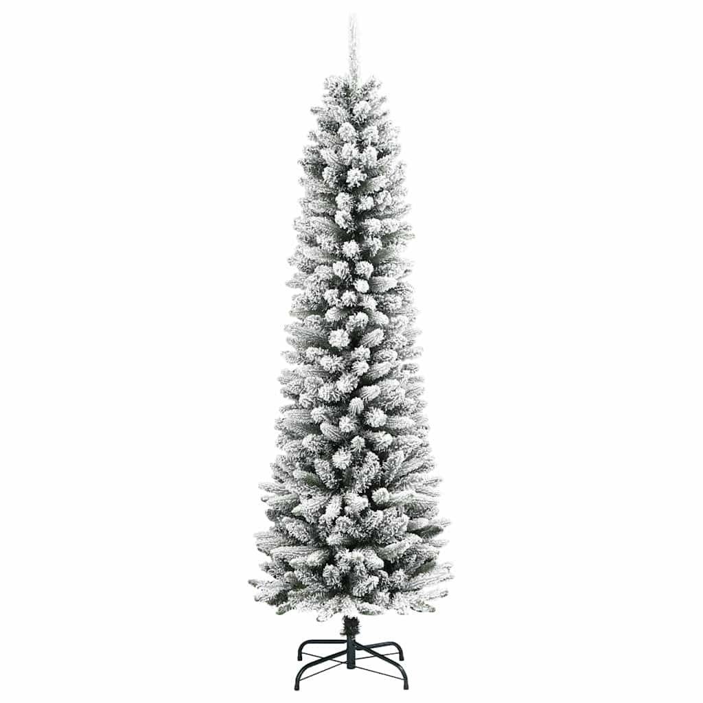Artificial Christmas Tree With 300 Leds With Stand White 210 Cm