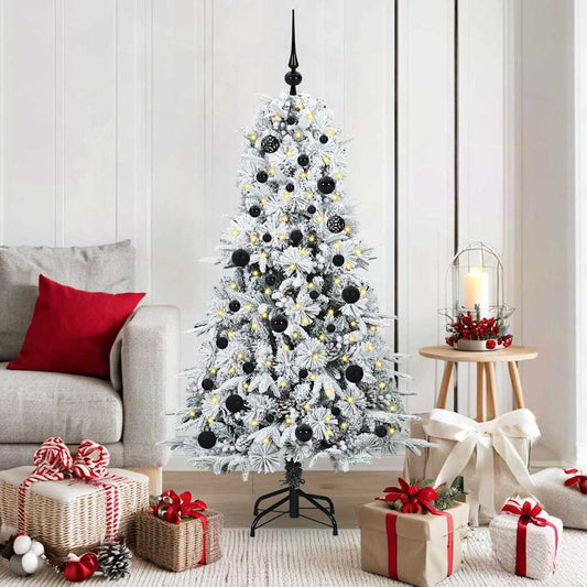 Artificial Hinged Christmas Tree Green 150 cm PE and PVC