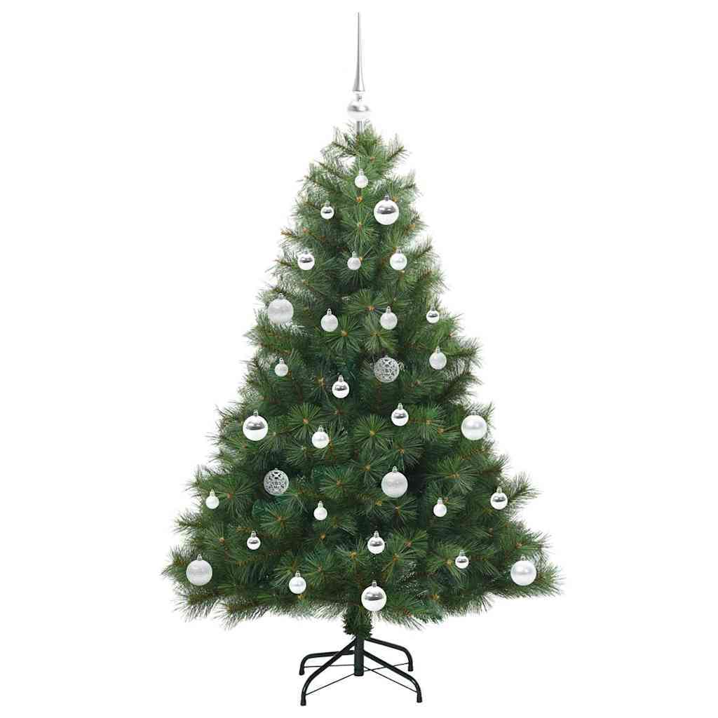 Artificial Christmas Tree with 150 LEDs Green 150 cm PE and PVC