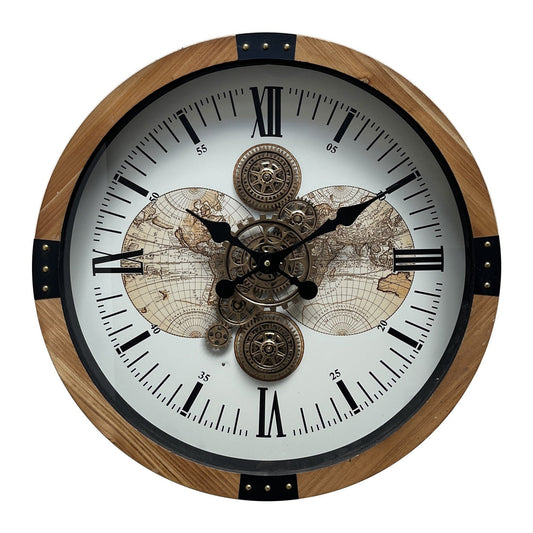 54CM GEAR CLOCK