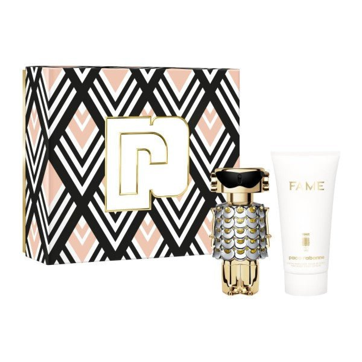 Paco Rabanne Fame Gift Set: 50ml EDP Spray & 75ml Body Lotion