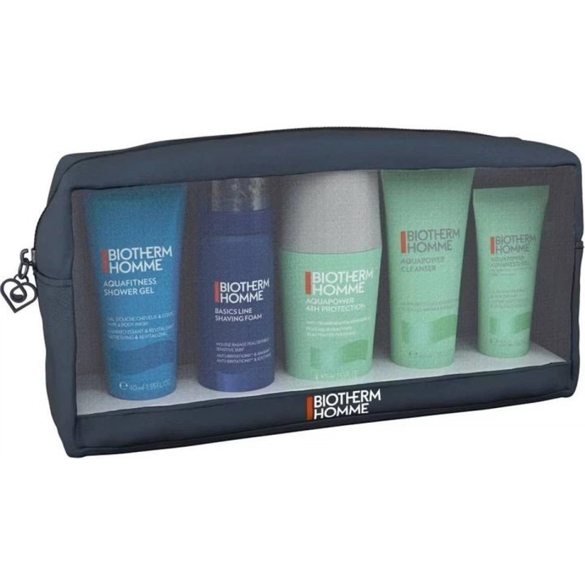 Biotherm Aquapower Set: Cleanser, Shower Gel, Shaving Foam, Deodorant & Gel (HTML)