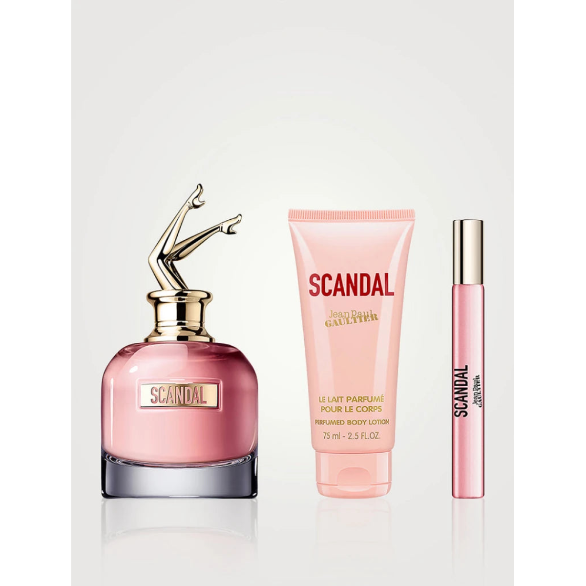Jean Paul Gaultier Scandal Gift Set: EDP 80ml, Body Lotion 75ml & Mini EDP 10ml