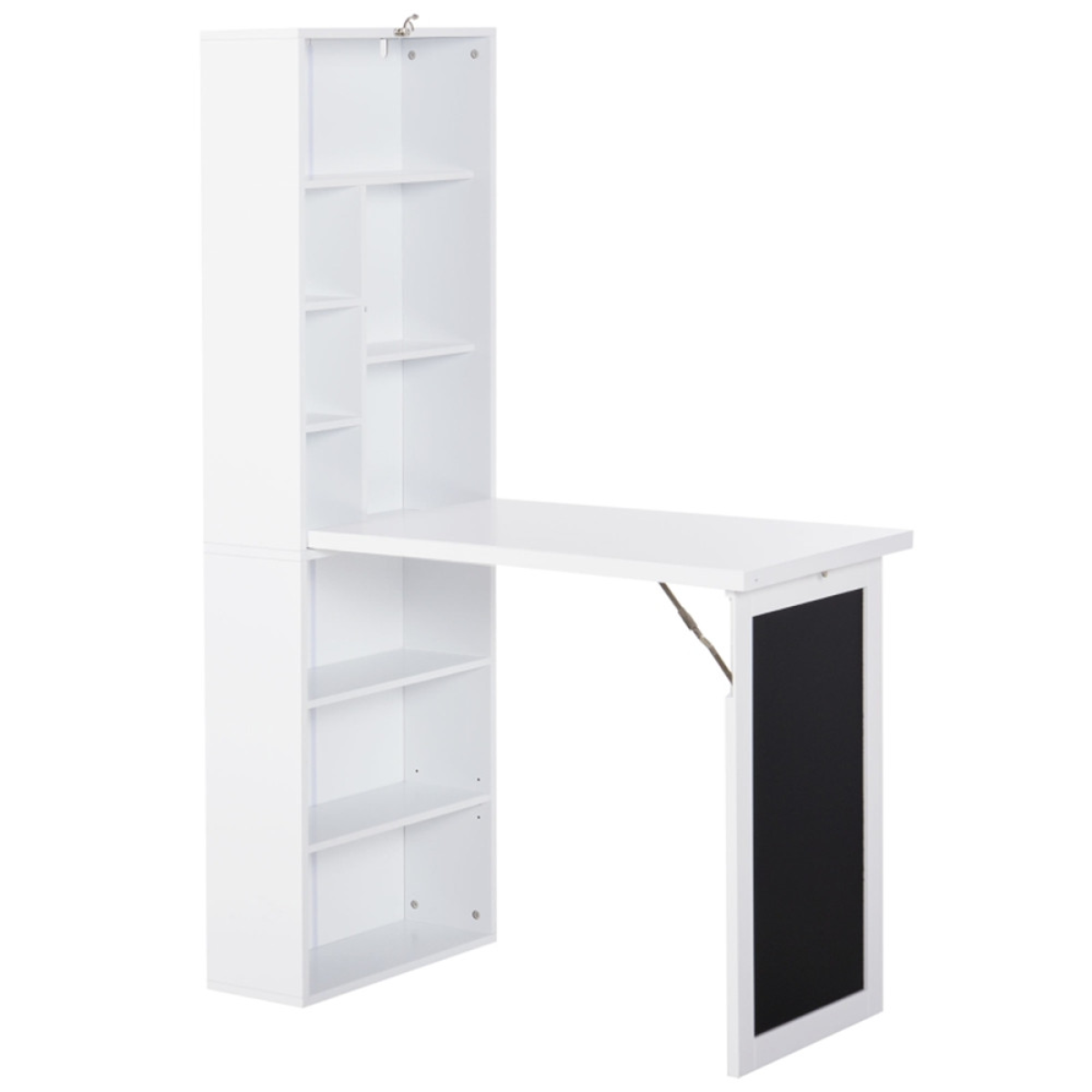 Wall Mount Desk Cabinet  38.5" W x 20" D x 60.25" H