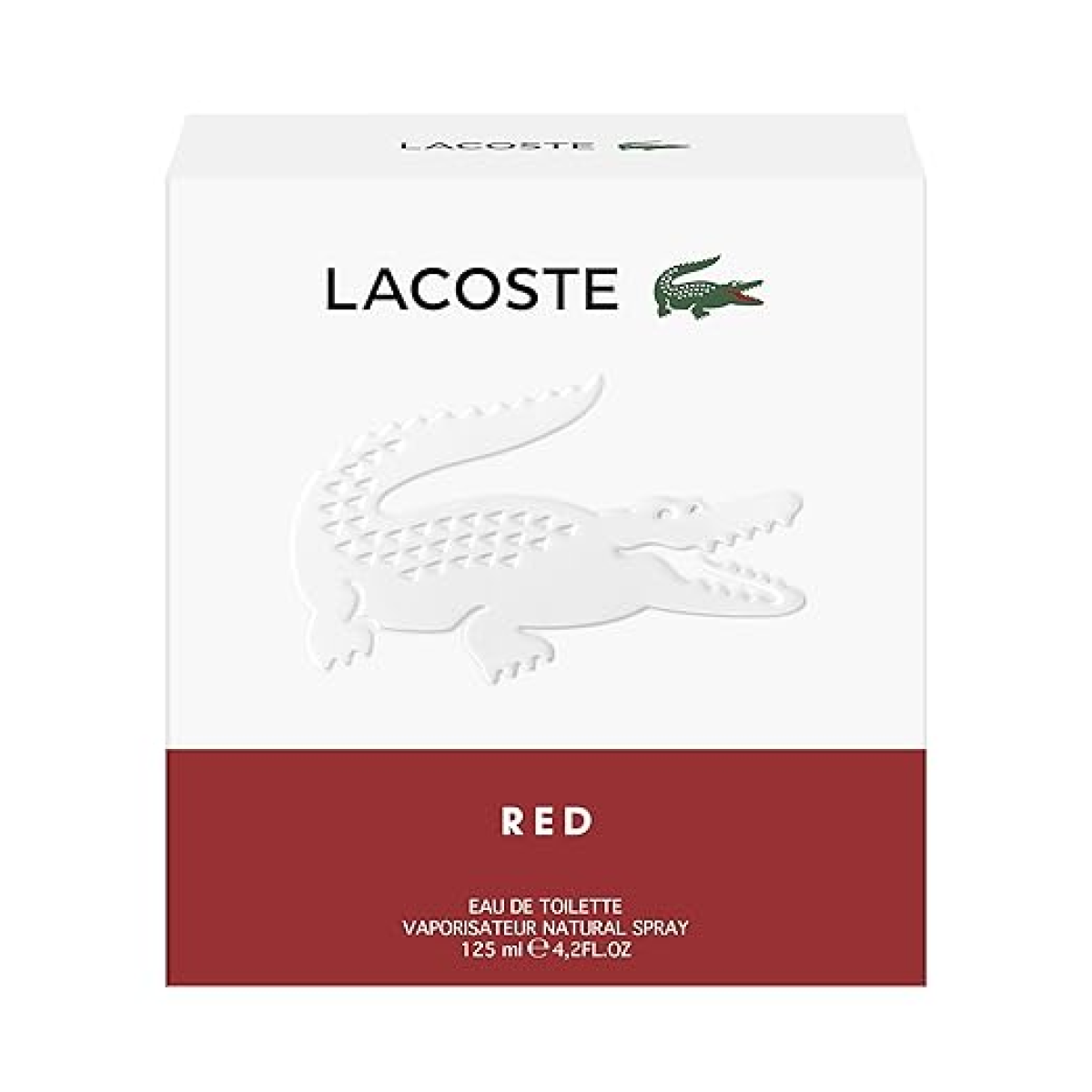 Lacoste Red Eau de Toilette Spray, 125ml — Fresh, Vibrant Fragrance