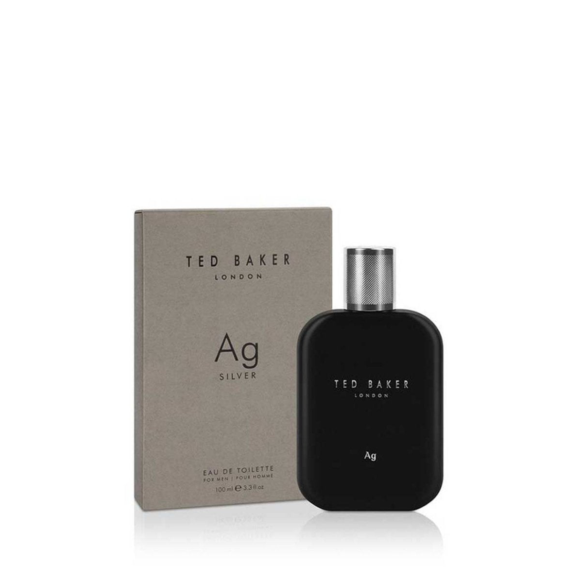 Ted Baker Ag Silver Eau de Toilette 100ml Spray – Fresh, Elegant Scent