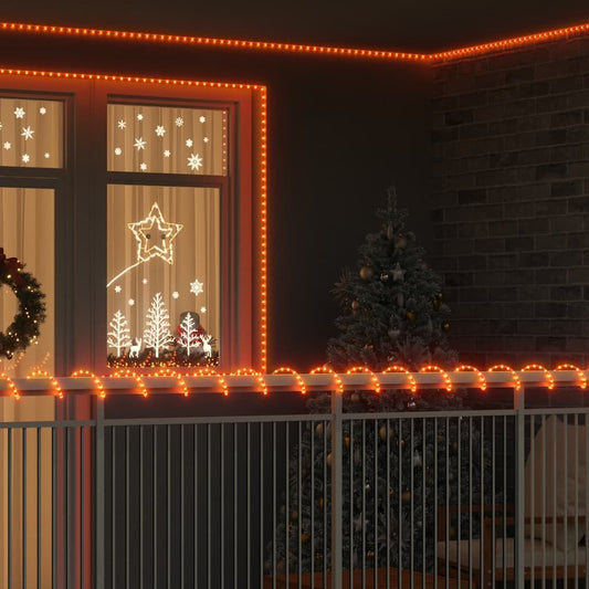 Rope Light with 480 LEDs Warm White 20 m PVC