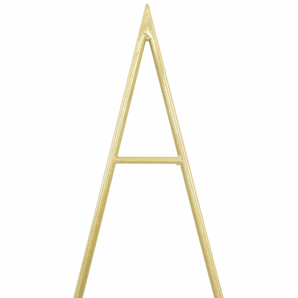 Metal Christmas Tree with Stand Gold 90 cm Powder-coated steel