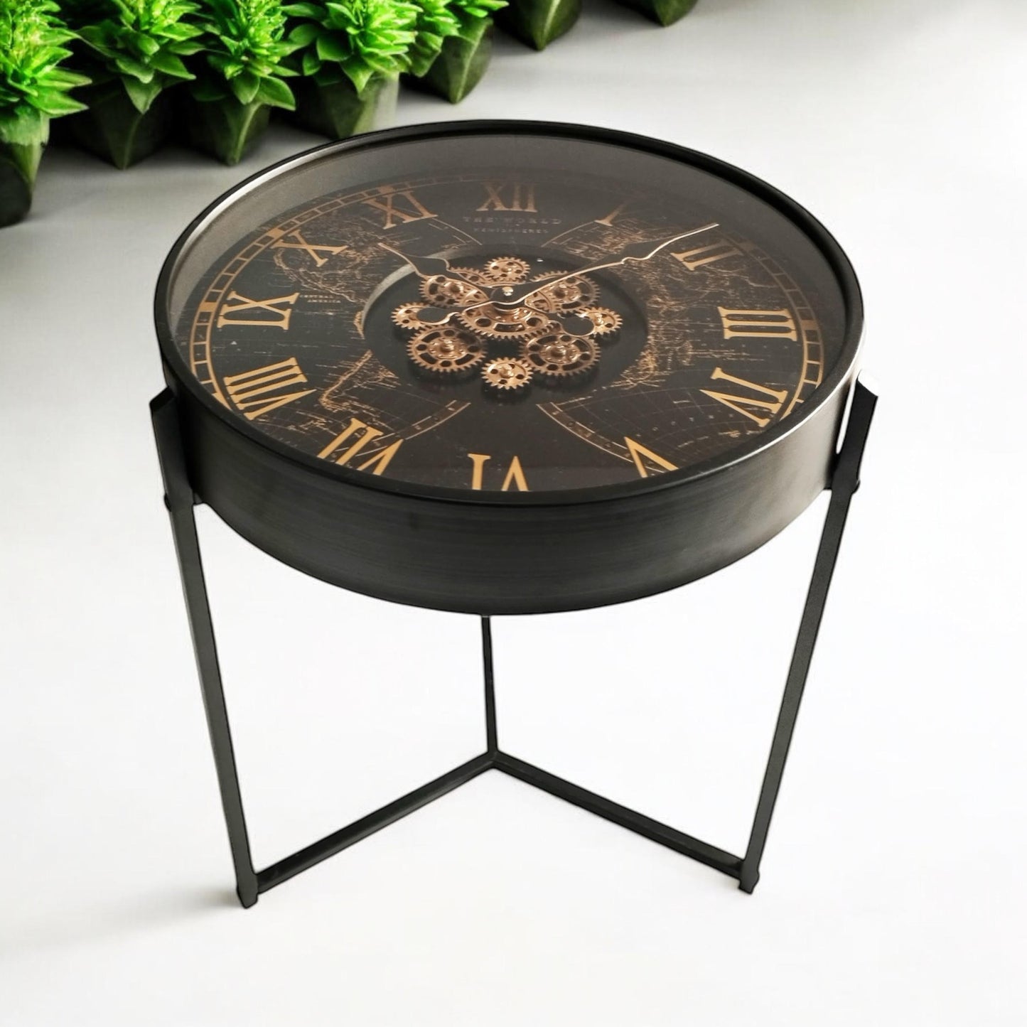 55CM GEAR CLOCK TABLE