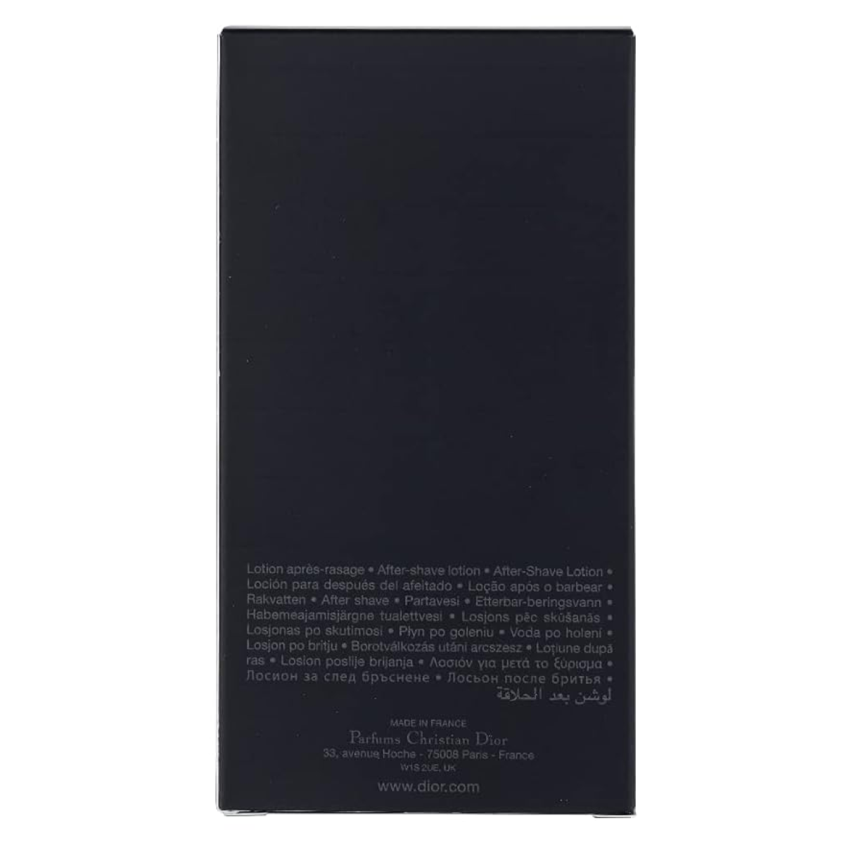 Dior Sauvage Aftershave Lotion 100ml – Soothing Fresh Skin Care (HTML)
