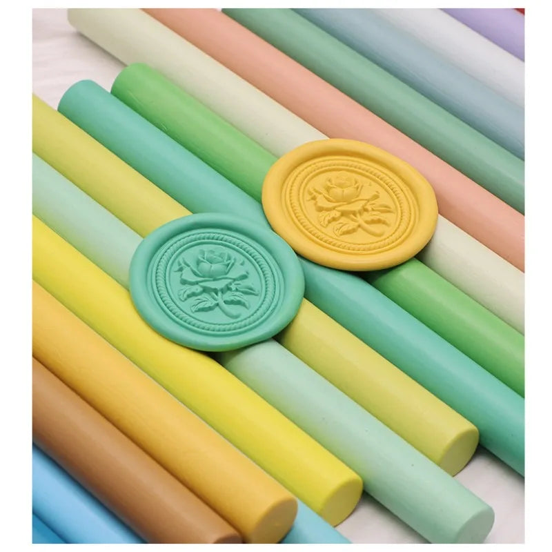 Eco-Friendly Matte Fire Paint Wax Stick for Wax Seal Stamps - 11mm x 130mm