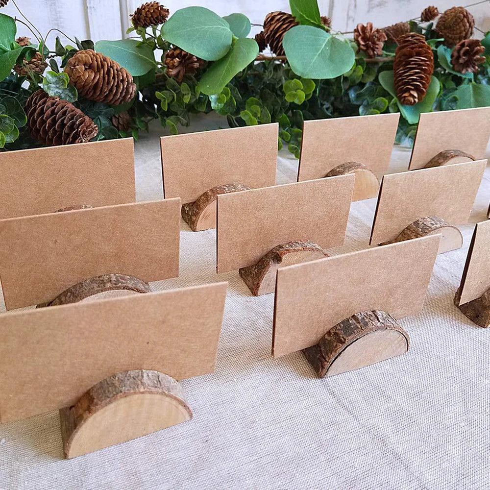 Wooden Business Card Holders - Stylish & Durable - Set of 10/20