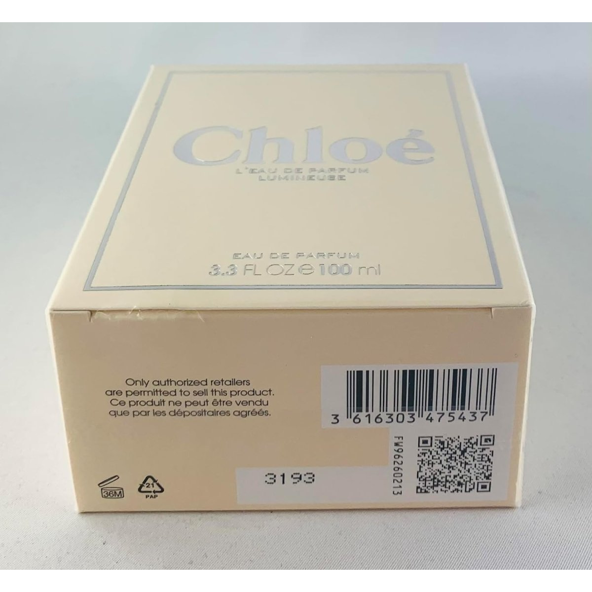 Chloé L’Eau de Parfum Lumineuse Eau de Parfum Spray 100ml