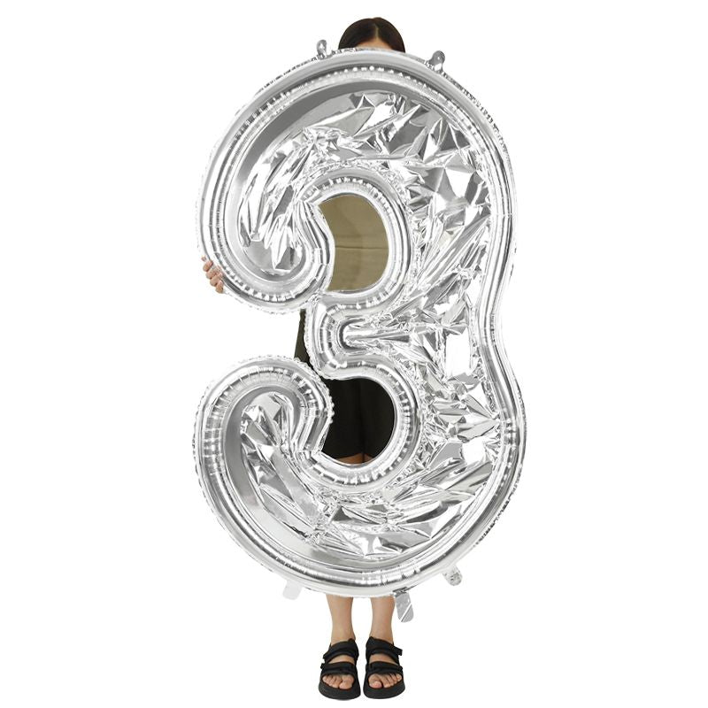 CYZIWEIN 68-Inch Large Foil Number Balloon Frame for Celebrations