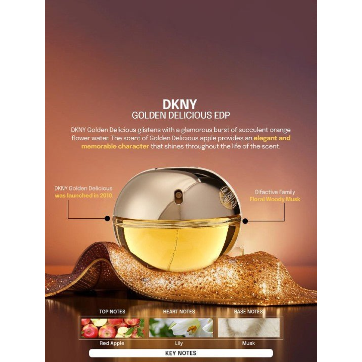 DKNY Be Delicious Golden EDP Spray 30ml – Eau de Parfum for Women (HTML)
