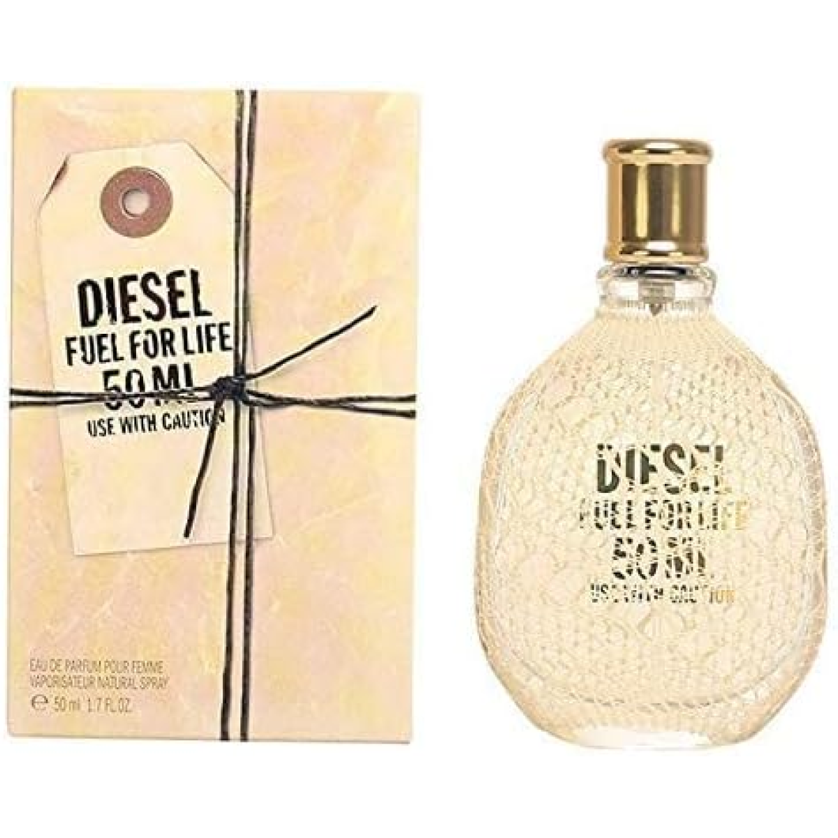 Diesel Fuel 4 Life Woman Eau De Parfum Spray 50ml - Long-Lasting Fragrance