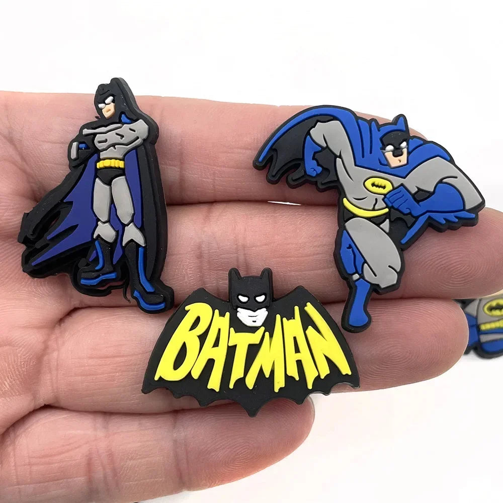 Hot Toys Batman Charms - Fun PVC Shoe Accessories for Customisation