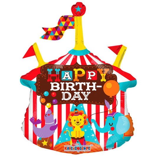 (B) 14" Circus Birthday Balloon