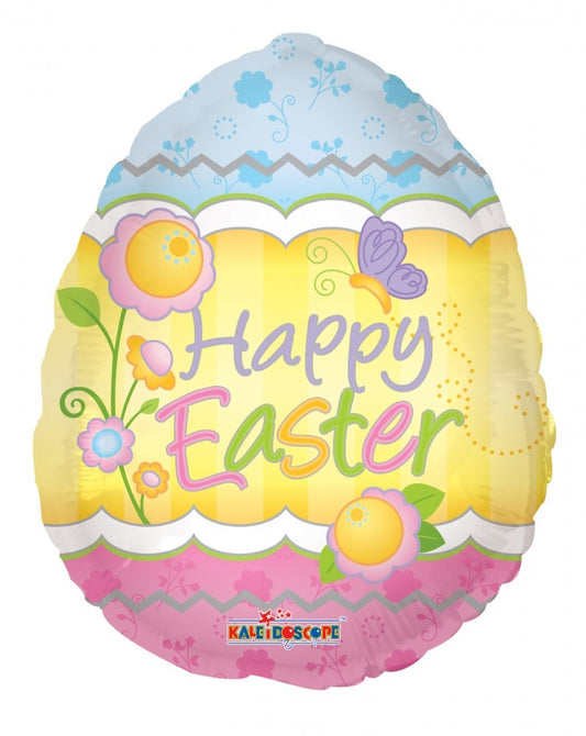 (B) 18" Easter Egg Shape Happy Easter