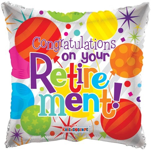 (B) Congratulations on your Retirement Balloon (18 Inch)