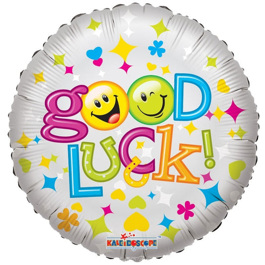 (B) Good Luck - Smiles Balloon