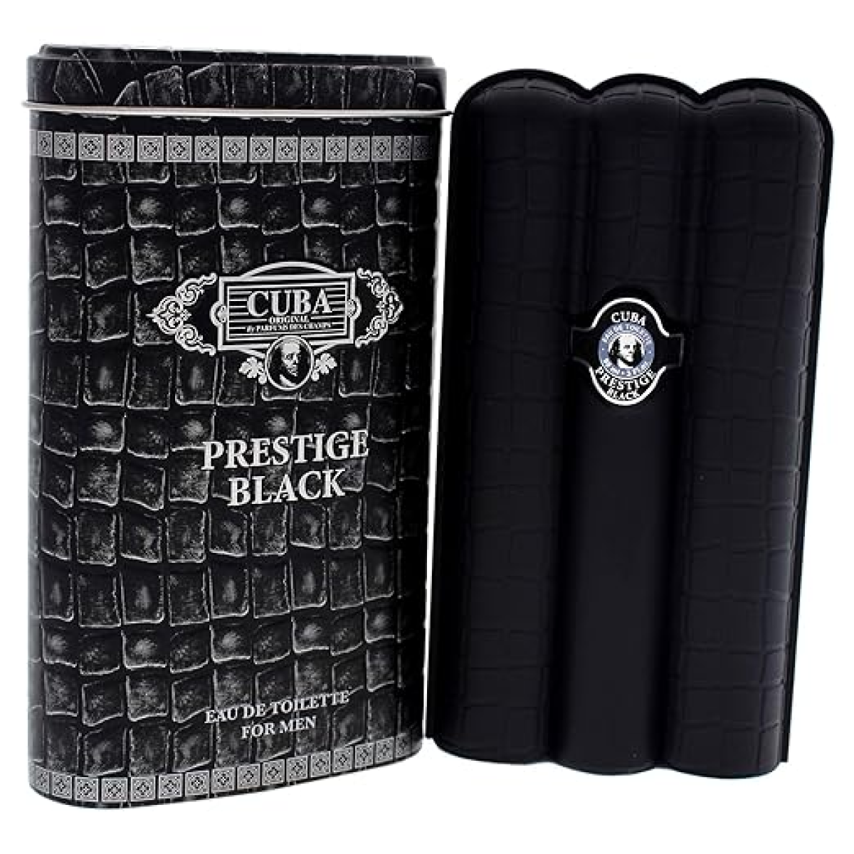 Cuba Prestige Black Eau De Toilette Spray 90ml | Bold Aromatic Fragrance