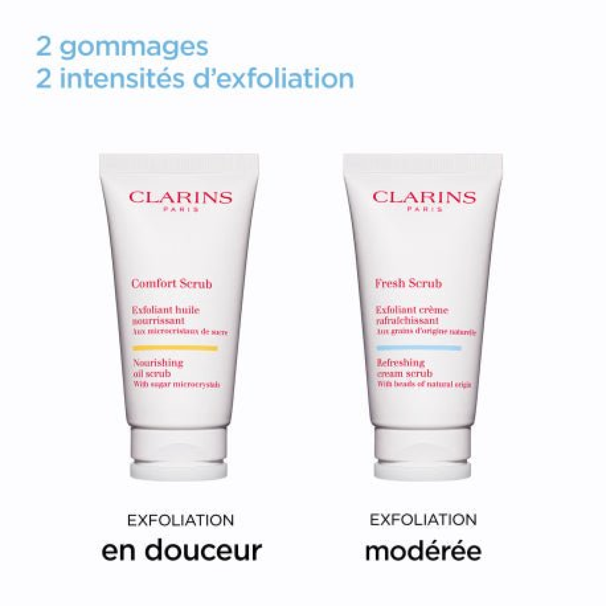 Clarins Fresh Scrub 50ml Exfoliating Face Scrub for Radiant Smooth Skin