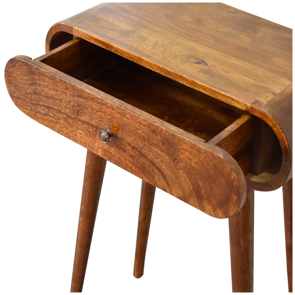 Artisan Furniture Solid Wood Chestnut London Mini Chestnut Console,  1 Drawer,  Brown