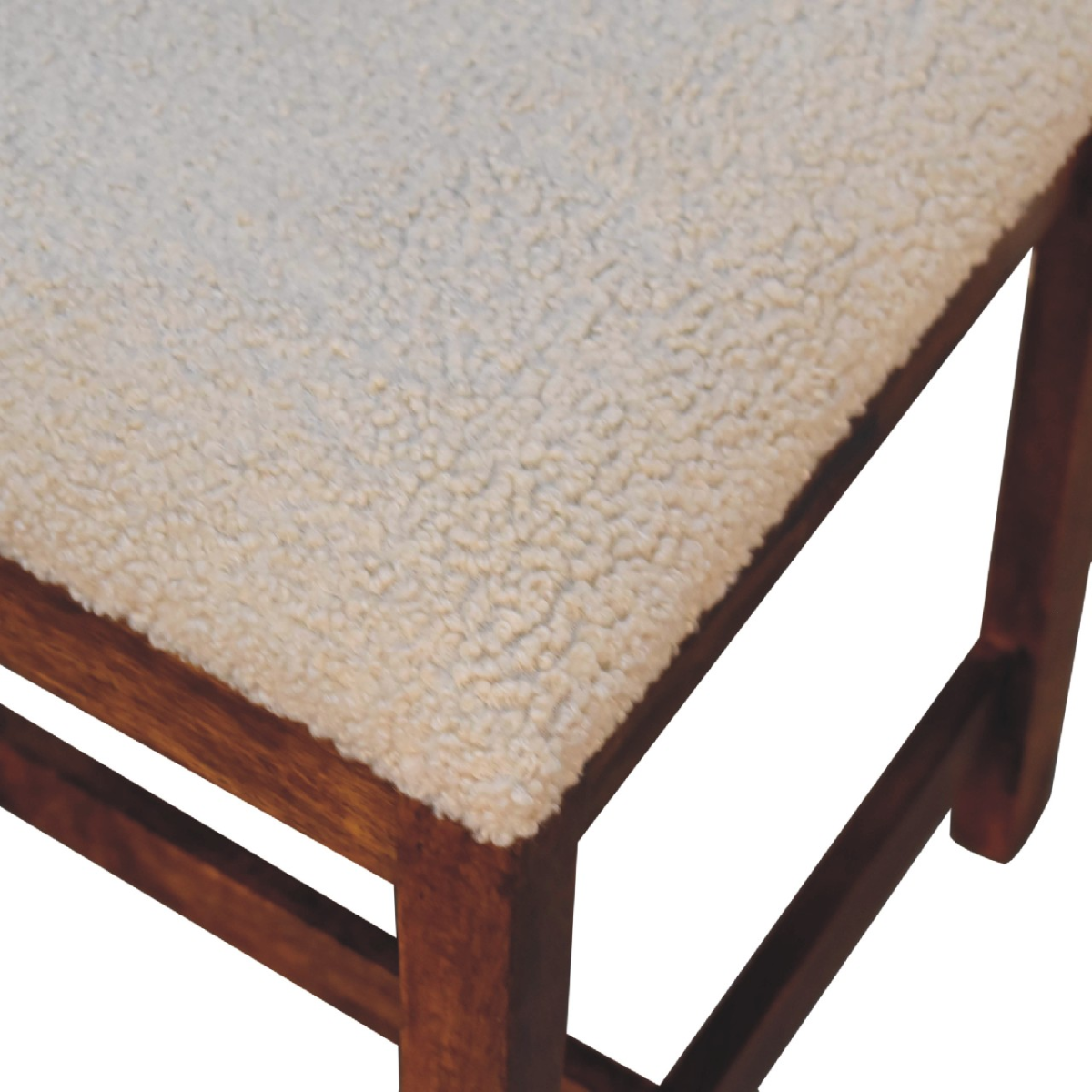 Artisan Furniture Cream Rattan Chair, Upholstered, Brown & Cream