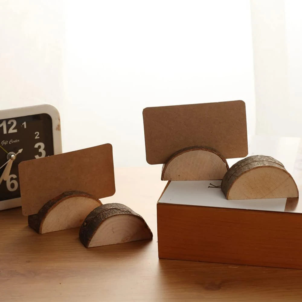 Wooden Business Card Holders - Stylish & Durable - Set of 10/20