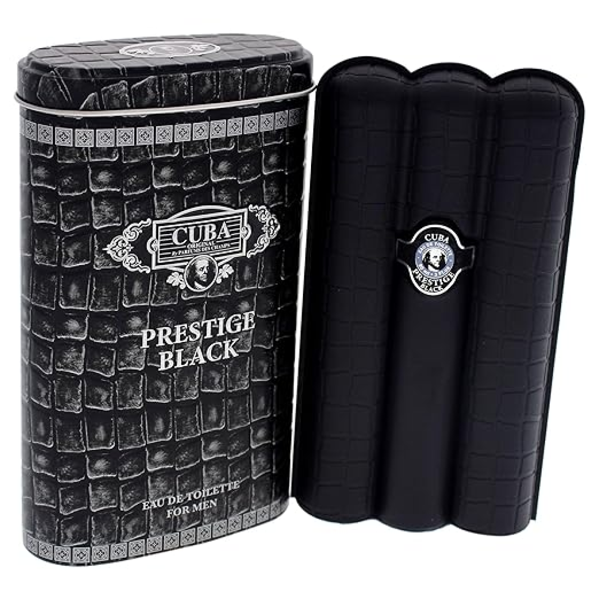 Cuba Prestige Black Eau De Toilette Spray 90ml | Bold Aromatic Fragrance