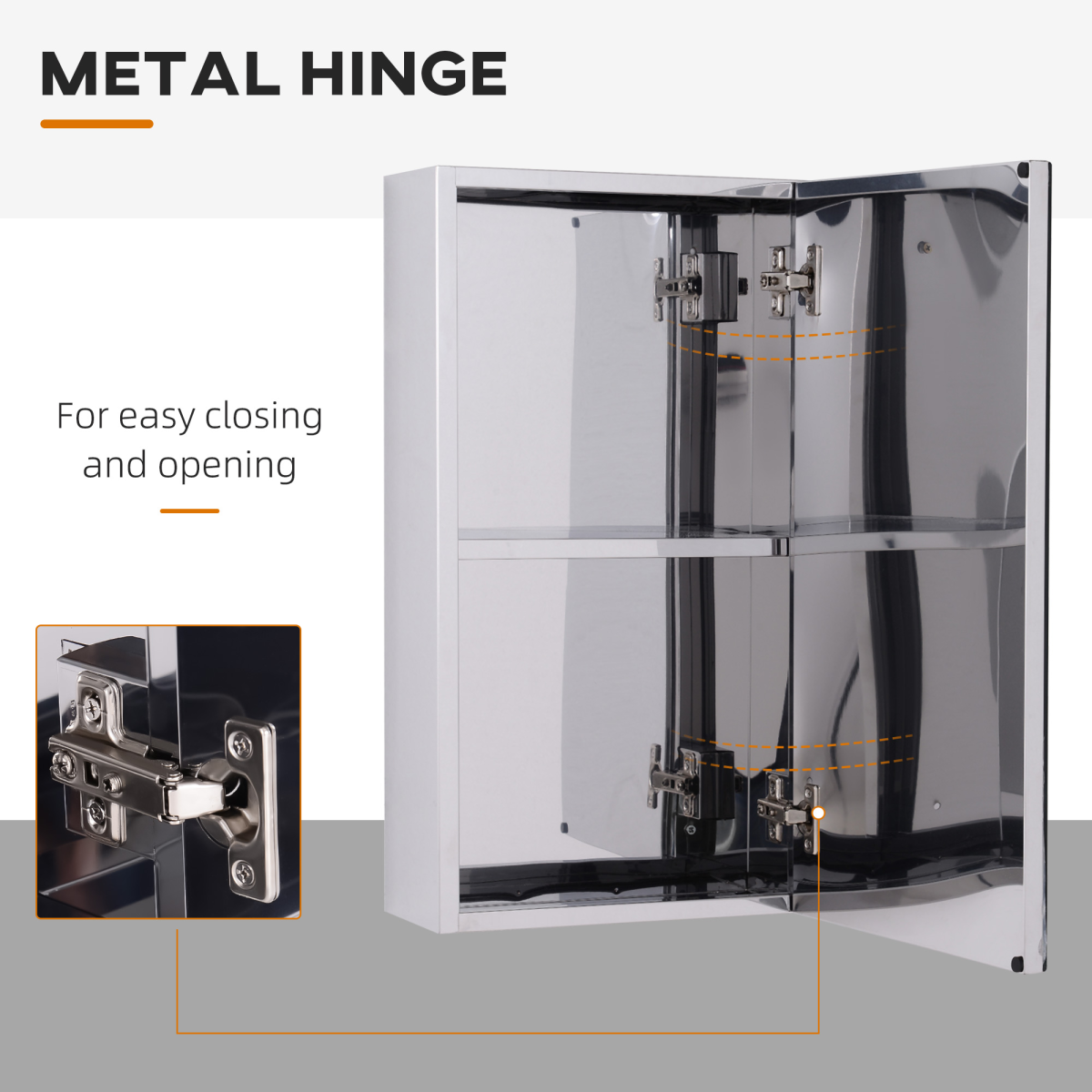 Wall-mounted mirror cabinet: contemporary design