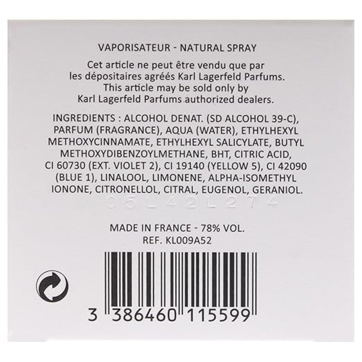 Karl Lagerfeld New York Mercer Street Eau De Toilette Spray 60ml (HTML)